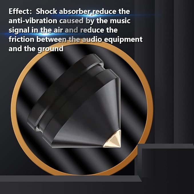 4Pcs Speaker Isolation Spikes Floor Protectors Shockproof Speaker Isolation - Image 4