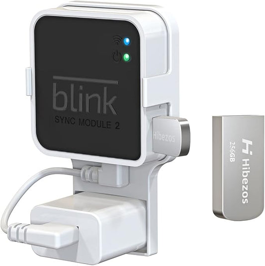 256GB USB Flash Drive and Outlet Mount by Hibezos