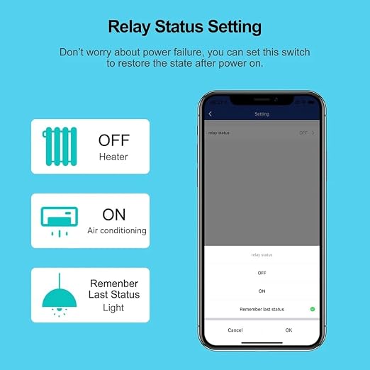 Tuya App Smart WiFi Control Switch, 30A Max Output, Add WiFi Remote to Lights - Image 5