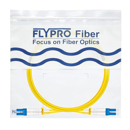 FLYPROFiber- 20M OS2 LC to LC Fiber Patch Cable, Length Options: 0.2m-300m - Image 7