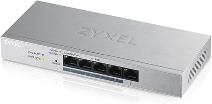 Zyxel 5-Port PoE Switch | Web Managed Gigabit Network Ethernet Splitter | 5X by ZYXELNETWORKS