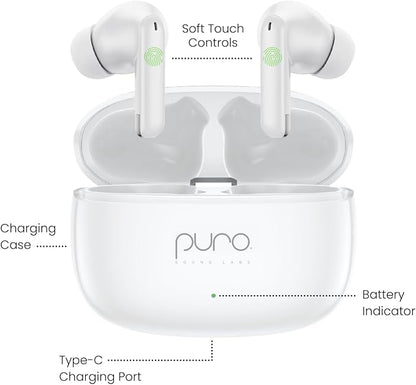 Puro Sound Labs PuroQuiet-Air Active Noise Cancelling Bluetooth Earbuds - Image 6