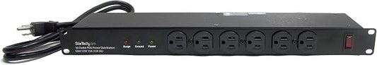 StarTech.com 16 Outlet Horizontal 1U Rack Mount PDU Power Strip by StarTech