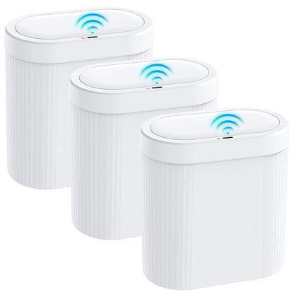 jinligogo 3 Pack 5 Gallon Bathroom Trash Can by SecureSpacesCleanerPlaces