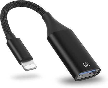 IVSHOWCO Camera Adapter for iPhone, iPad to USB OTG Cable Adapter, Supports USB by IVSHOWCO