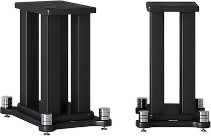 A Pair of Universal Speaker Stands, Heavy Duty Speaker Stands Holds Bookshelf by RAJYQODIS