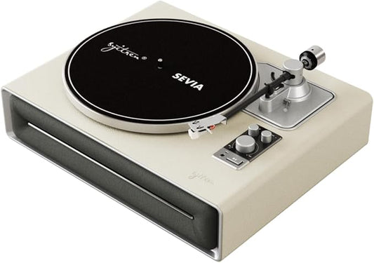 SEVIA Record Player Vintage Turntable by Bringmusicbackintoyourlife