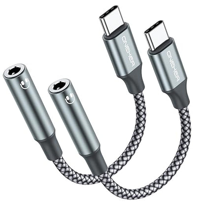 USB Type C to 3.5mm Headphone Jack Adapter, USB C to Aux Female Audio Dongle by Unknown