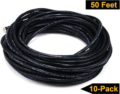iMBAPrice 50' Cat5e Network Ethernet Patch Cable, 10 Pack - Image 8