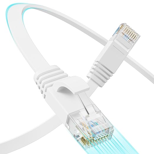 Cat 6 Flat Ethernet Cable 75 FT, UTP 10Gbps High-Speed Cat6 Ethernet Cable by Unknown