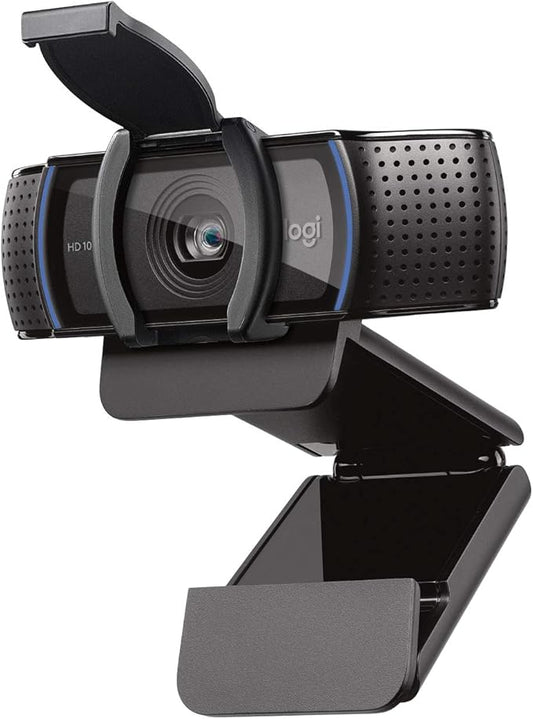 Logitech C920S HD Pro Webcam, Full HD 1080p/30fps Video Calling, Light by Logitech