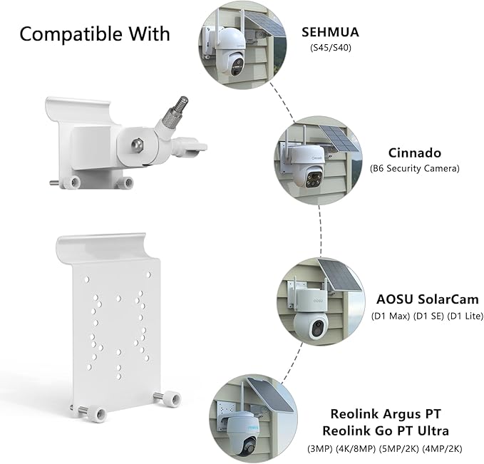 Universal Security Camera Vinyl Siding Mount Kit - Image 4