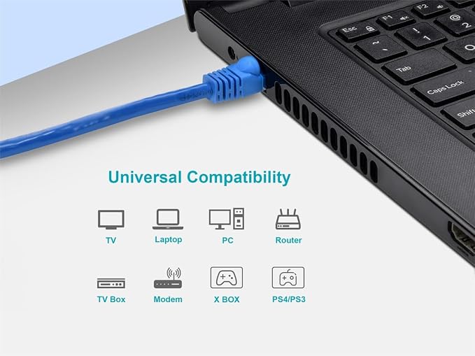 Monoprice 5FT 24AWG Cat5e 350MHz UTP Ethernet Bare Copper Network Cable - Image 5