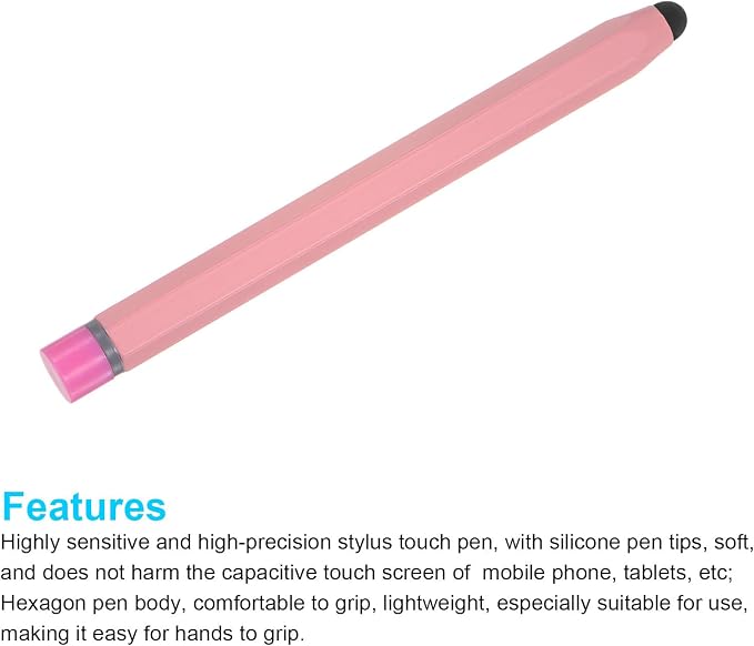 MECCANIXITY 2pcs Stylus Pens for Touch Screens Hexagon Crayon Stylus Pen - Image 3