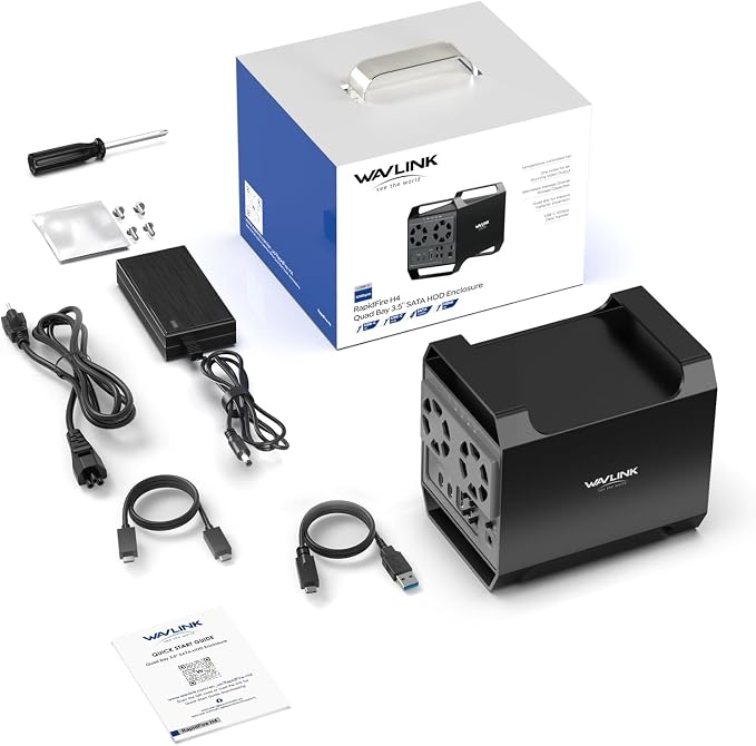WAVLINK 4-Bay Hard Drive Enclosure - Image 9