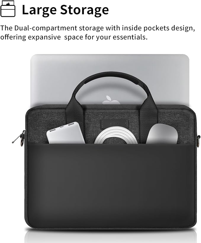WIWU Laptop Bag 15.6 16 Inch for Men Laptop Case - Image 2