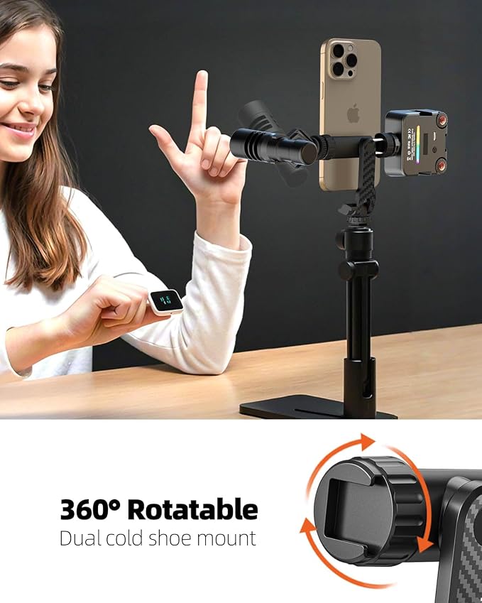 Phone Tripod Mount, Universal Cell Phone Mount - Image 2