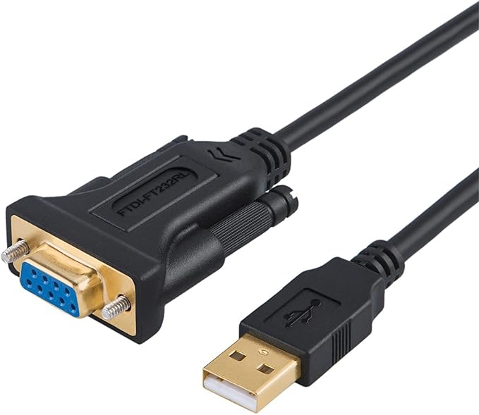 CableCreation USB to RS232 Serial Adapter, USB to RS232 Gold Plated DB9 Serial by CableCreation