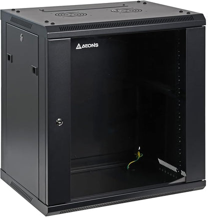 AEONS 12U Professional Wall Mount Network Server Cabinet Enclosure 19-Inch - Image 2