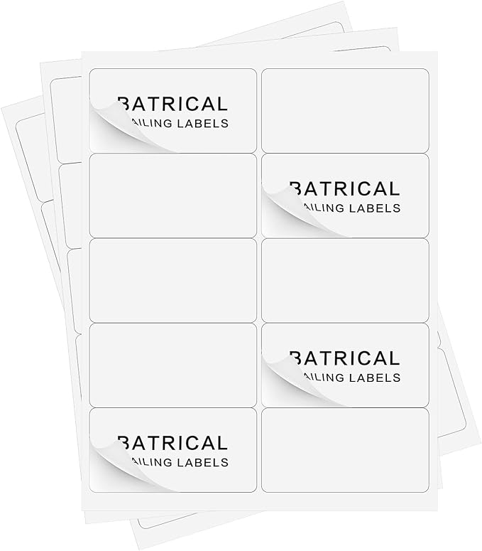 2"×4" Shipping Labels 500 Labels Sticker Paper by DINIZON