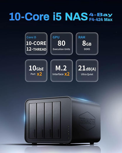 TERRAMASTER F4-424 Max NAS Storage - Image 2