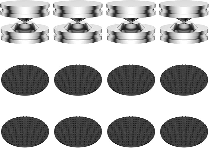 Audiocrast 4X HiFi Speaker Spikes, Isolation Stand Feet Pad, Stainless Steel - Image 7
