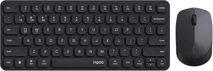 Rapoo 9010M Multi-Device Keyboard and Mouse Combo, 2.4GHz/Bluetooth 5.0/4.0 by Rapoo