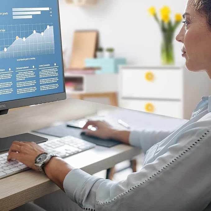 BenQ GW2780 Computer Monitor 27" FHD 1920x1080p | IPS | Eye-Care Tech | Low - Image 10
