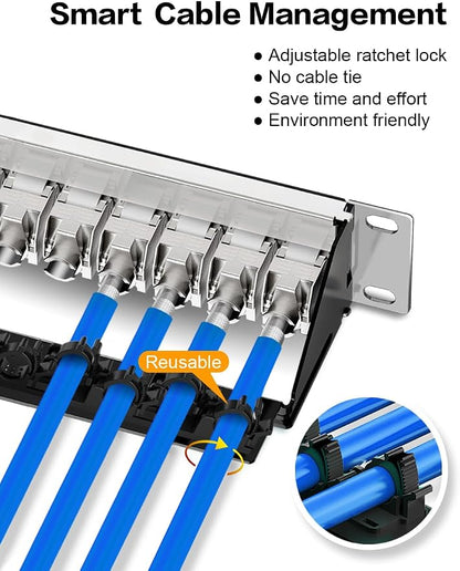24-Port Blank Keystone Patch Panel - Image 2
