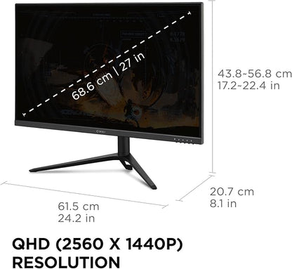 ViewSonic VX2728J-2K 27 Inch Gaming Monitor 1440p 180hz 0.5ms IPS w/FreeSync - Image 4