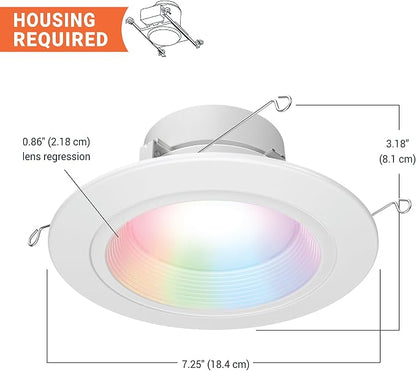 HALO 5/6 in Smart Wi-Fi Recessed LED Downlight Connected by WiZ Pro - Image 9