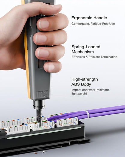 VCELINK RJ45 Crimp Tool Kit for CAT7, Upgraded Network Tool Set - Image 6