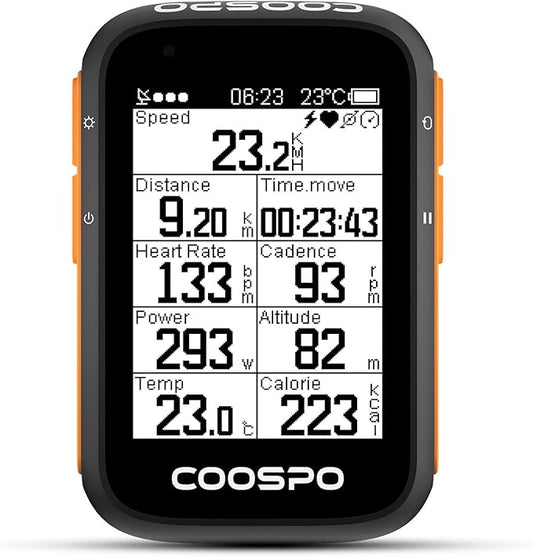 COOSPO Bike Computer Wireless GPS, Bike Speedometer by COOSPO