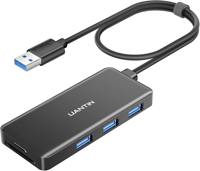 USB Hub for Laptop | 3-Port USBA 3.0 Splitter by UANTIN