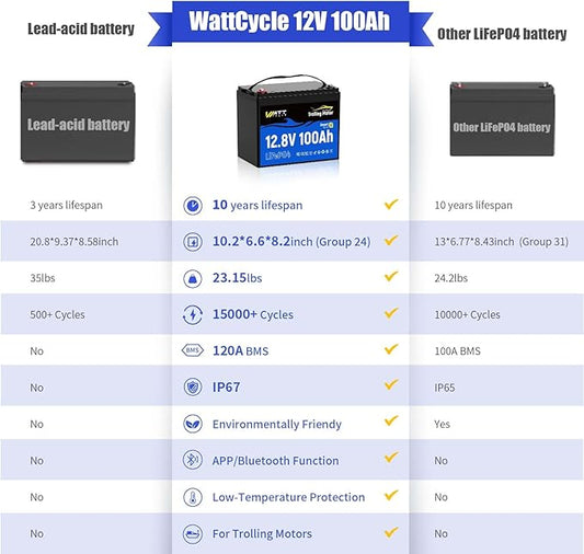 12V 100Ah TMBT LiFePO4 Lithium Battery - Image 2