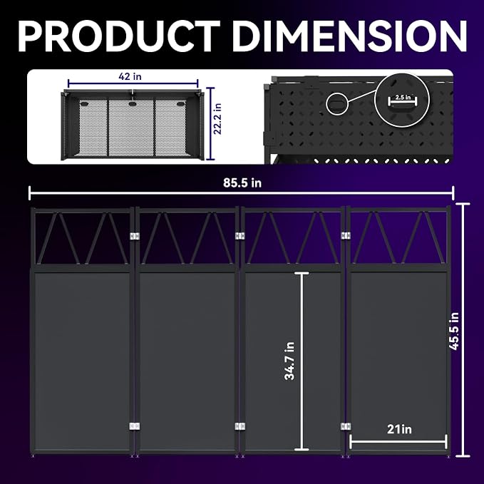 Portable DJ Booth T able, Foldable DJ Table Stand Portable - Image 4