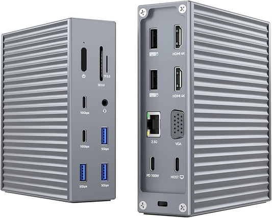 ACASIS USB C Docking Station Dual Monitor, 16-in-1 Laptpop Docking Station by ACASIS