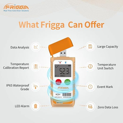 Frigga M2H Reusable Temperature Humidity Data Logger Multi-Use USB Digital - Image 8