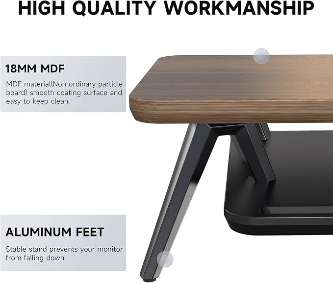 Fenge Dual Monitor Stand, Monitor Riser - Image 4