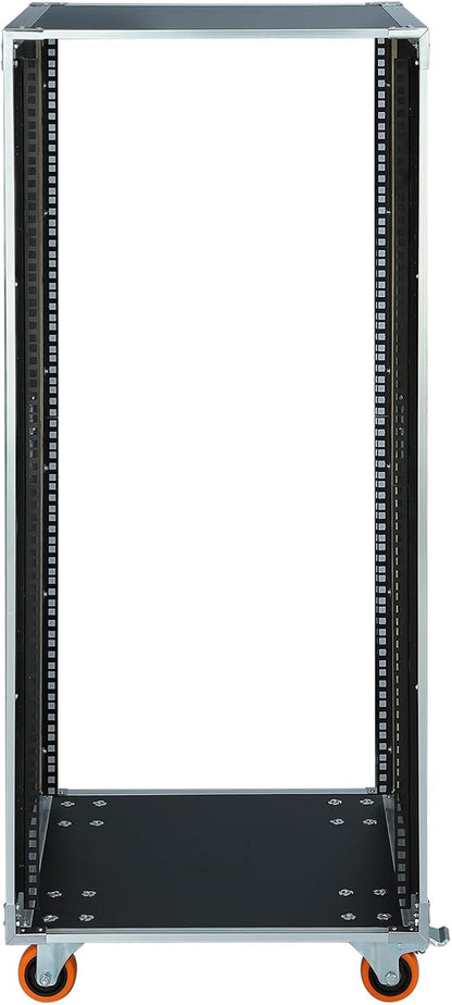 AV Gear Rack 24U Home Audio & Video Stage Stereo Equipment Storage Cabinet - Image 8