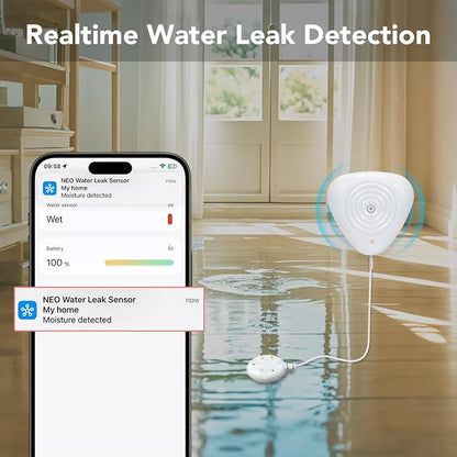 NEO Zigbee Water Sensor, Smart Water Leak Detector - Image 3