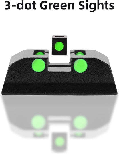 No-Tritium Fiber Optic Red/Green Sights - Image 3