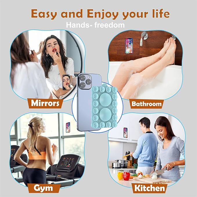Silicone Suction Phone Holder Mount, Silicon Adhesive Phone Accessory - Image 8