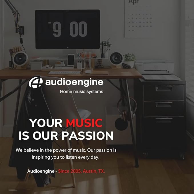 Audioengine S8 250W Wireless Powered Subwoofer, Built-in Amplifier - Image 9