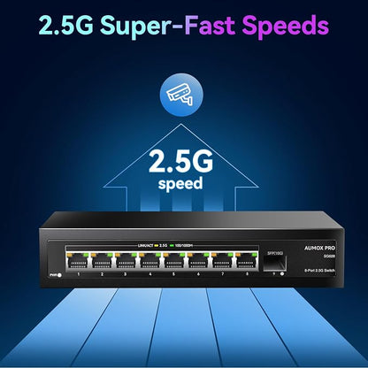9 Port 2.5Gb Unmanaged Ethernet Switch - Image 3