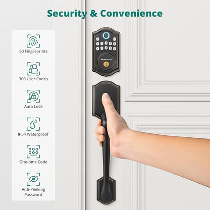 AkaGear DS10 Keyless Entry Door Lock - Image 4