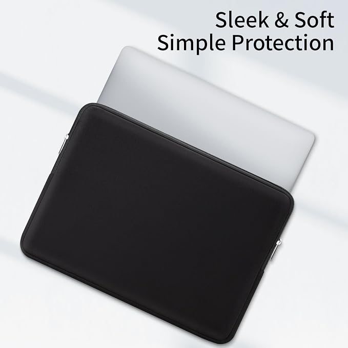 RAINYEAR 14 Inch Laptop Sleeve Protective Case Soft Lining Padded Zipper Cover - Image 2