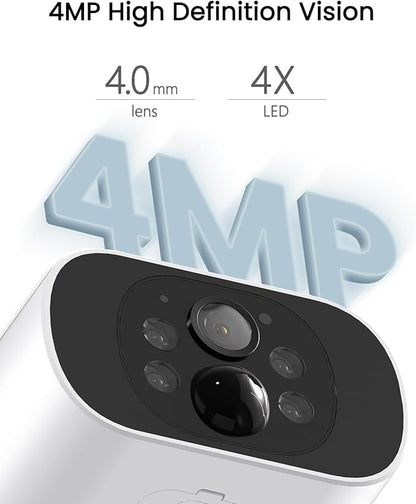 ARCCTV Solar Security Cameras Wireless Outdoor, 4 Cam-Kit, 4MP Solar Security - Image 3