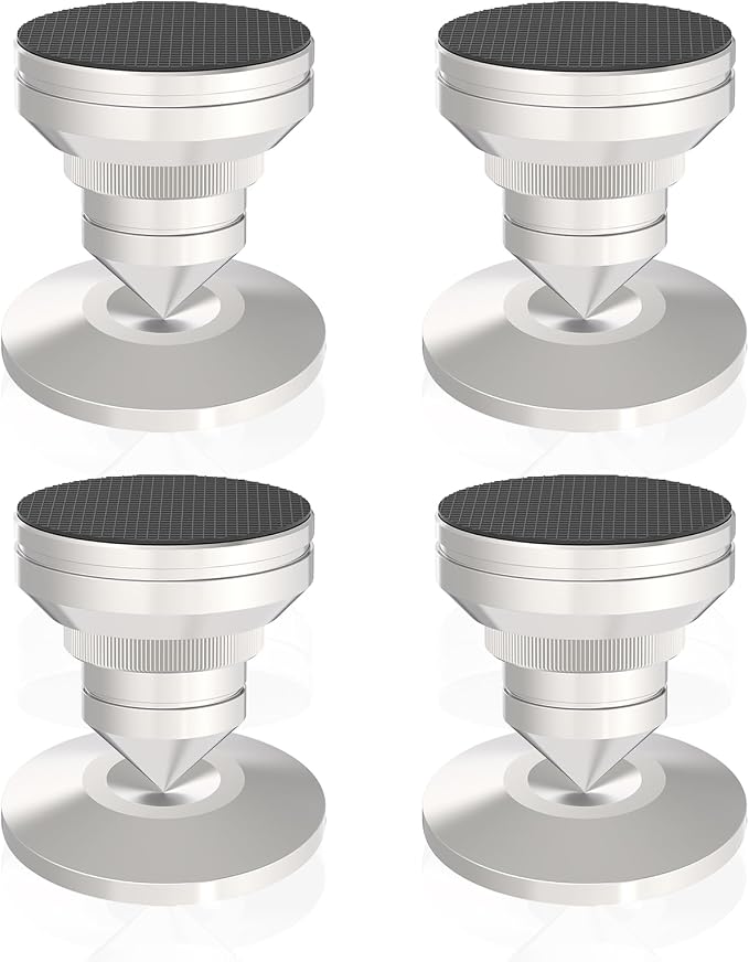 Preffair Adjustable Turntable Feet Stainless Steel Speaker Vibration Isolation by PreffairAudio