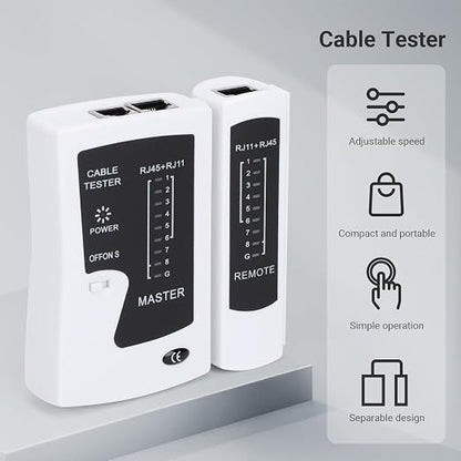 RJ45 Cable Tester Network Cable Tester Ethernet Wire Test Tool - Image 5